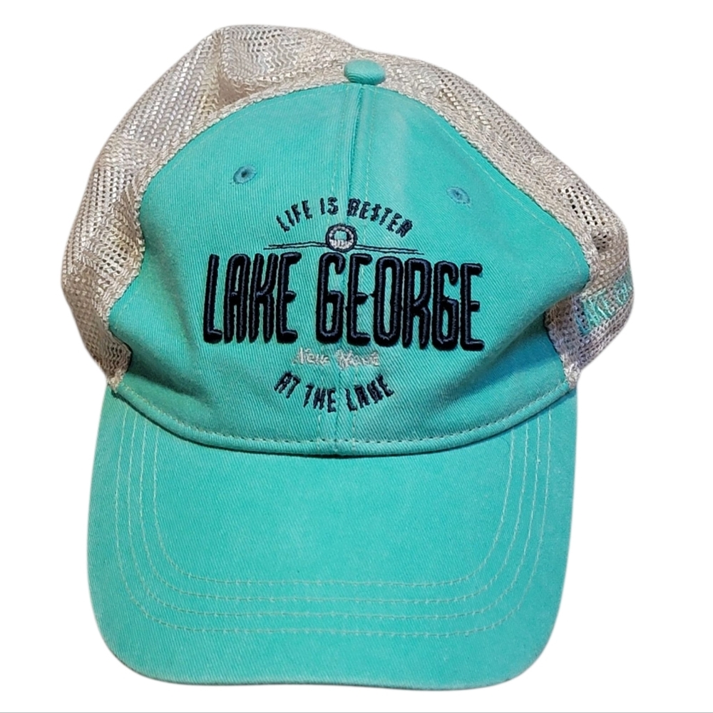 DK CAPS Lake George Embroidered Trucker Cap Hat
